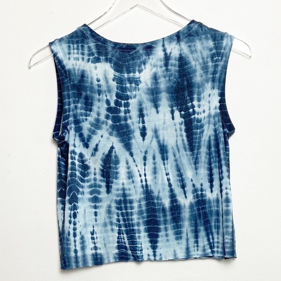LOL VINTAGE | USA Muscle Tee Bleached Tie Dye Tank - Picture 3 of 6